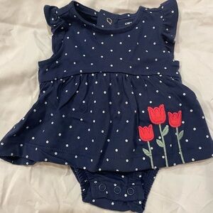 Carter’s Baby Onesie Dress, Size Newborn